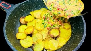 Этому блюду я научилась у бабушки! Самый вкусный рецепт картофеля на ужин!!!