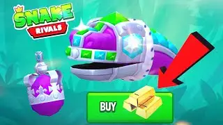 NEW JEWELS SNAKE UNLOCKED! WORTH $$$! - Snake Rivals Epic Limited Snake Gameplay + Customization!