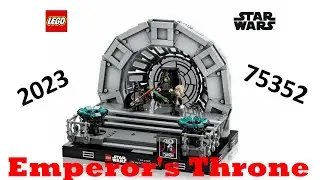 Star Wars | Diorama Collection | 2023 | Emperor's Throne Room Diorama | 75352