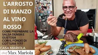 ARROSTO DI MANZO al VINO NOBILE Con Patate al Forno 