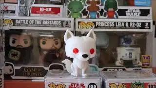 Jon Snow's Ghost The Wolf From Game Of Thrones Funko Pop