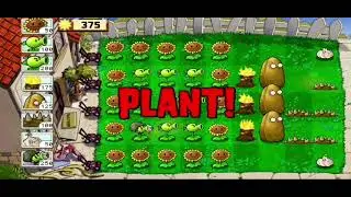 PLANTS VS ZOMBIE SURVIVAL DAY MODE!!! MEE GAMING TEEVEE