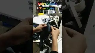 Shirt collar turnover machine #turnover #shirt #collar #collartshirts #sewingmachine #sewing