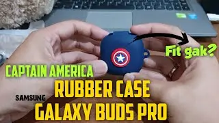 Unboxing Rubber Case Samsung Galaxy Buds Pro | Captain America | Fit or Not?