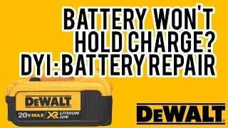 Dewalt Battery Repair | No charging | 20V MAX XR