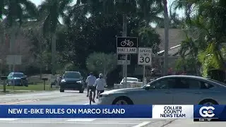 Stricter rules in place for e-bikes on Marco Island