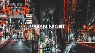 Preset Adobe Lightroom Mobile - Urban night Preset