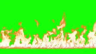 GREEN SCREEN Realistic Fire Effects 08 EASY TO EDIT by BF Studio