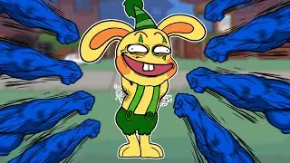 🔴 Zero two dodging meme ✔️ Bunzo Bunny VS Rainbow Friends - Swap FNF