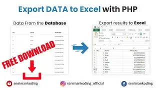 Source Code | Export Data to Excel, CSV, Text in PHP mysqli