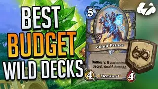 BEST BUDGET WILD DECKS | Tempo Strategy Hearthstone [Ashes of Outland]