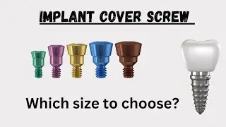 How to decide the exact Cover Screw size for Osstem Implant ?