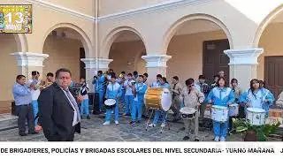 JURAMENTACIÓN DE BRIGADIERES, POLICÍAS Y BRIGADAS ESCOLARES DEL NIVEL SECUNDARIA- TURNO MAÑANA