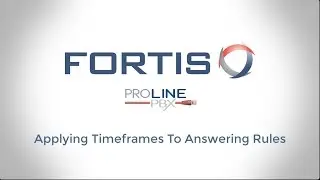 ProLinePBX VoIP System: Applying Timeframes to Answering Rules
