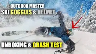 Outdoor Master - MIPS Snow Helmet & Ultra Anti Fog Goggles - Unboxing & Crash Test
