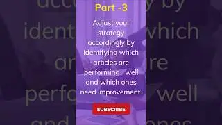 What is Article Submission in SEO? Submit Articles Online | Part 3