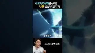 떳다!!! 아오키지에게 쫄아버린 검은수염티치!!