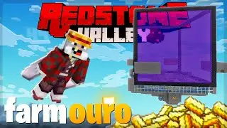 A Melhor Farm de OURO e XP do MINECRAFT é INSANO!! - Redstone Valley #44 (Minecraft Bedrock)