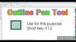 Outline Pen Tool || Corel Draw || Graphic Designing ||