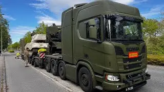Scania V8 R650 Highline 8x4/4 Heavy Transport - Danish Army - Leopard 1A5 tank transport