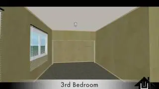 3Bed 1Bath 3010 83 Sq Ft. House in 3D