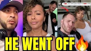 WHITE Man DEFENDS HIS Black Wife From Racist TROLL In The Most EPIC GET BACK