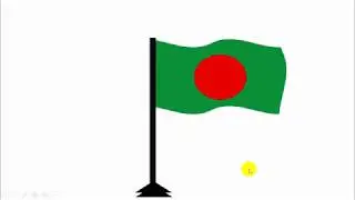 How to Create animated national Flag in MS PowerPoint | Animated Flag | Animation
