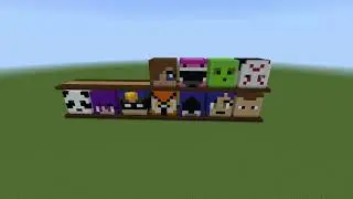 Player head shelves [WIP] (Minecraft)