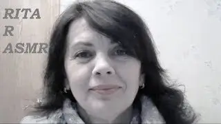 АСМР/ASMR . Маска из глины, шуршание, расчесывание волос.