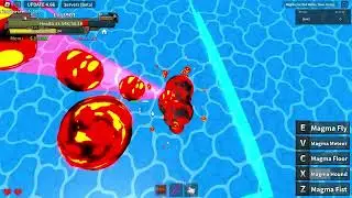Cheesing Magma Boss in King Legacy | Roblox