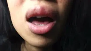 ASMR GLASS KISS GOODNIGHT 😘