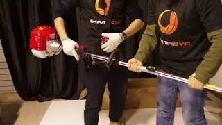 BEAMNOVA Gas Powered Sweeper Power Broom Cleaning Machine
