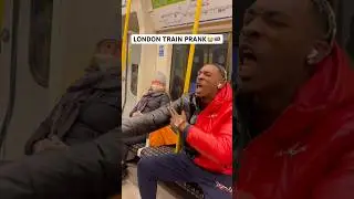 LONDON TRAIN PRANK😭🇬🇧 #a12funny #funny #prank #pranks #uk #comedy #train
