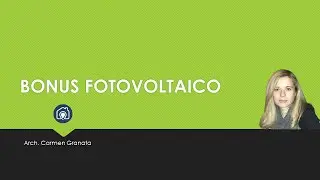 Bonus Fotovoltaico