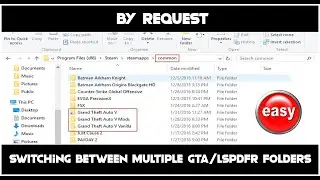 How to Switch Between Different GTA/LSPDFR Folders | By Request | Tutorial
