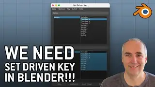 We (BADLY) need set driven key like in Maya in Blender!!!
