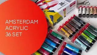 Amsterdam Acrylic General Selection 36 Set | Artistic Mastery Unleashed!