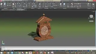 AutoCAD 3D 2018 (Modeling & assembling a Mantel Clock)