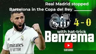 Real Madrid stopped Barcelona in the copa del rey |4-0 #youtube