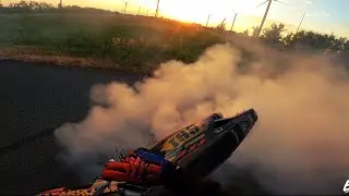 SUNSET RIDE | SOMMER, SONNE, BURNOUTS |SUPERMOTO || ENDUROGERMANY