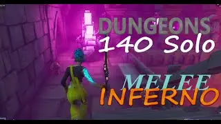 140 Dungeon Solo Inferno with Melee - Fortnite Save The World