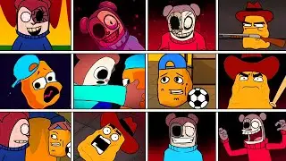 FNF: Triflethumb & Twiddlefinger Multiverse (All Animations) - Friday Night Funkin