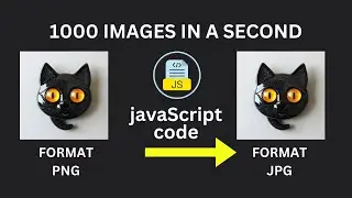 How to change image format using JavaScript | Node JS |  PNG TO JPG