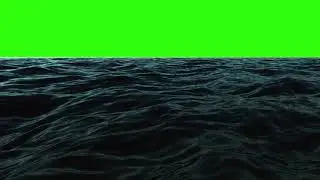 Green screen water  longer length video