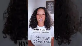 Knowing the names of God is very powerful