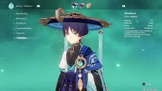 Genshin Impact - New Wanderer Anemo (Main DPS & Sub DPS)