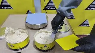 Обзор полиэфирной шпатлевки SOFT SUPER LIGHT от TOP.10. Сравнение со стандартной шпатлевкой SOFT.