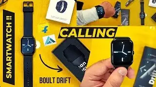 Unboxing the Boult Drift Smartwatch: A Hands-On Review bluetooth calling ⌚under 1350