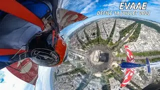 PASSAGE DOS SUR LES CHAMPS ELYSEES : L'EVAAE AU 14 JUILLET