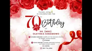 DR. (MRS) OLAYINKA SOBAMOWO @70
